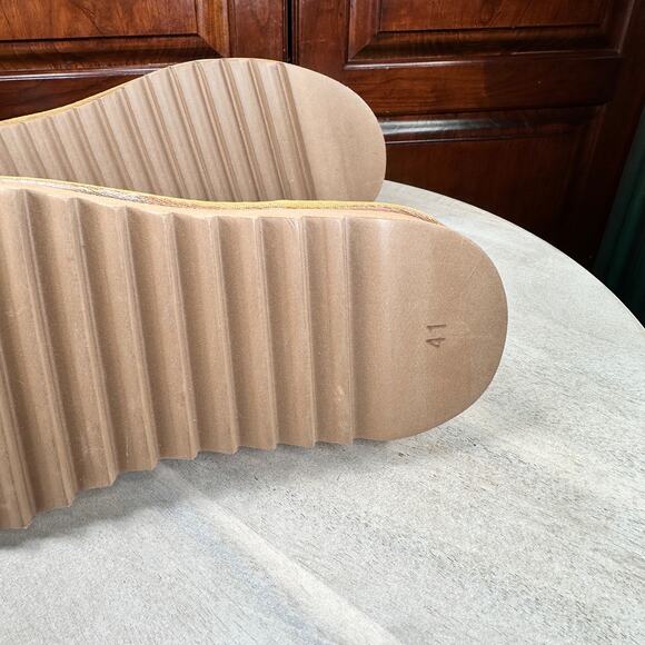 Mexx Womens Size 9.5 US Suede Shearling Boot Chestnut Fur Lined Ankle Platform - Picture 11 of 14